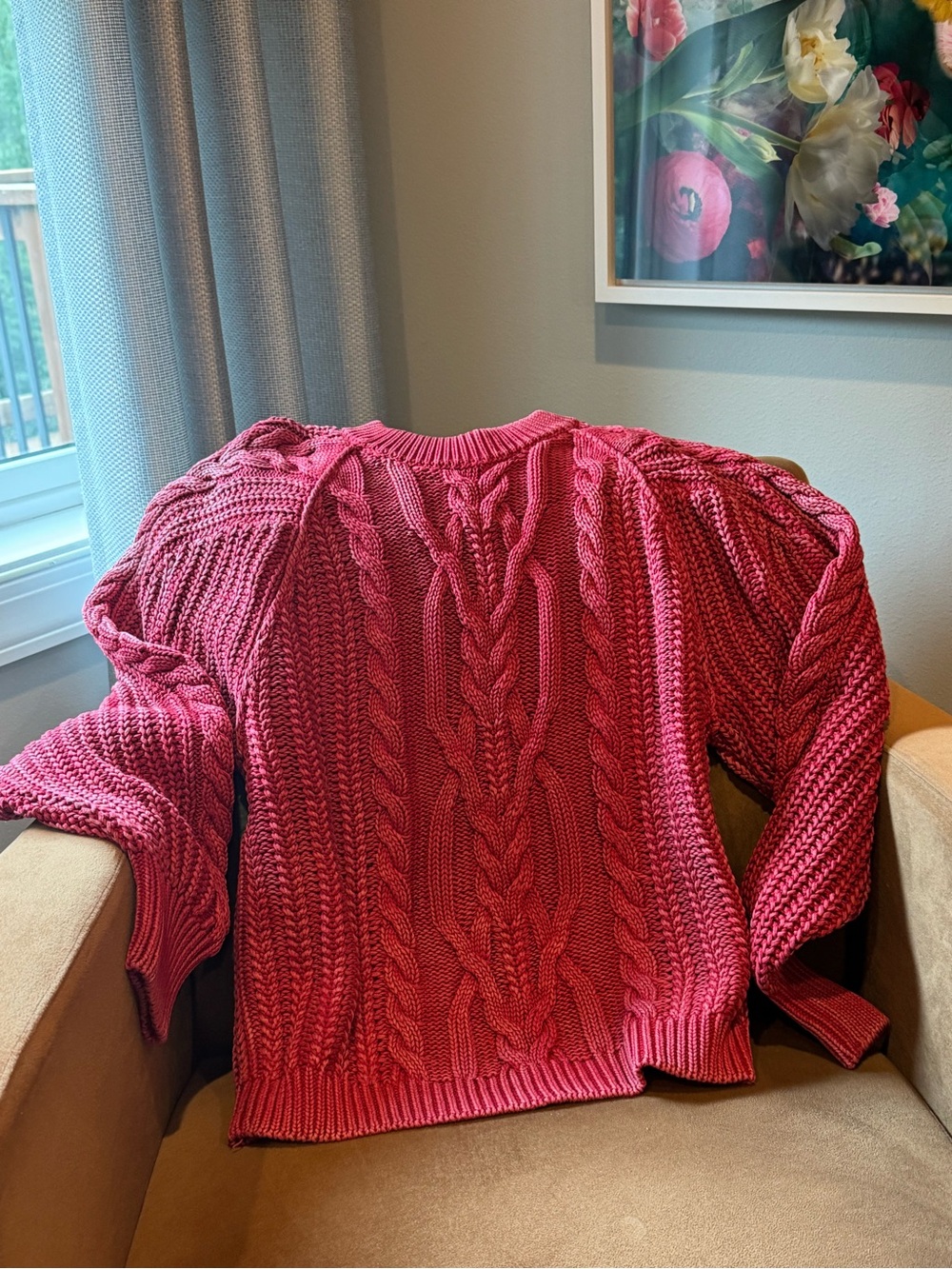 Free People Chunky Cable Knit Sweater